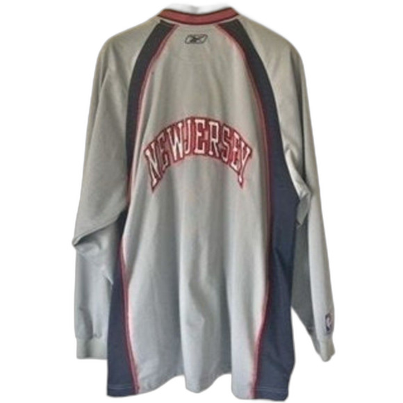 Vintage NBA New Jersey NETS Reebok Warmup Jacket Sz 2XL Basketball Fans Apparel - Picture 5 of 13